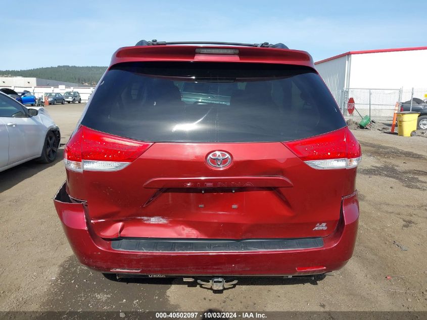 2013 Toyota Sienna Le 7 Passenger VIN: 5TDJK3DC0DS057189 Lot: 40502097