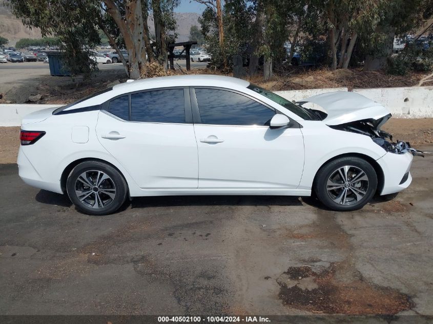 2022 Nissan Sentra Sv Xtronic Cvt VIN: 3N1AB8CV9NY318042 Lot: 40502100