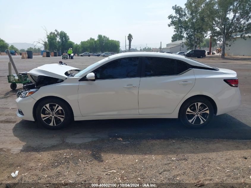 2022 Nissan Sentra Sv Xtronic Cvt VIN: 3N1AB8CV9NY318042 Lot: 40502100