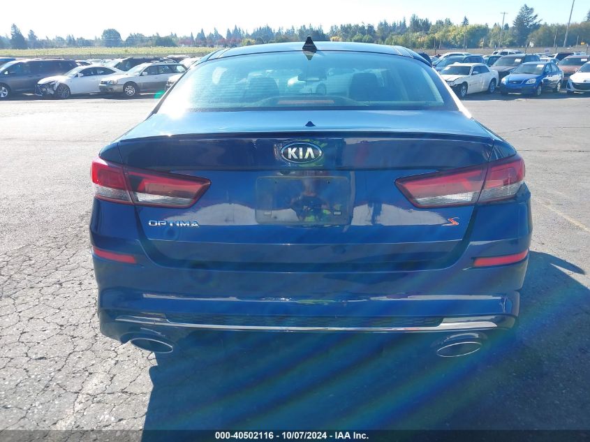 2019 Kia Optima S VIN: 5XXGT4L30KG287537 Lot: 40502116