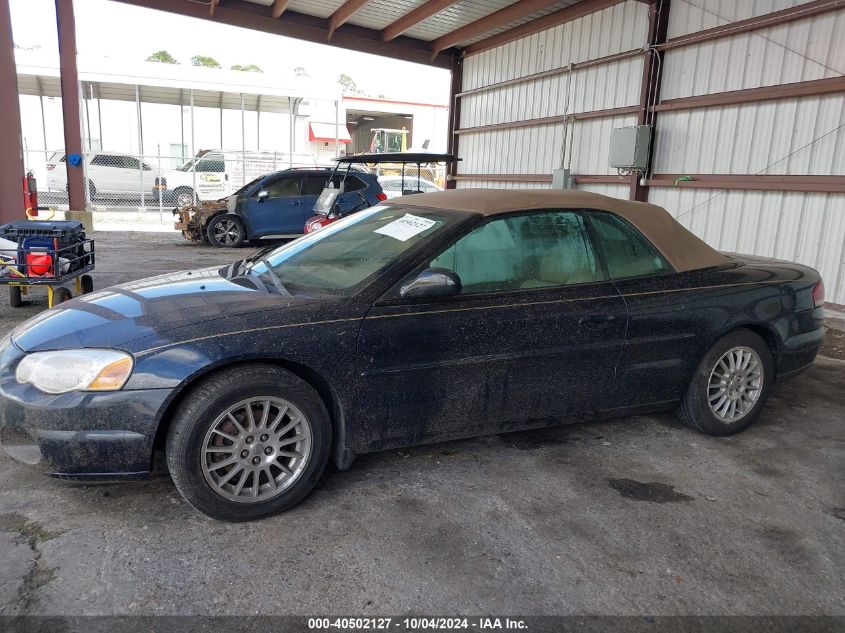 2004 Chrysler Sebring Lxi VIN: 1C3EL55R14N291526 Lot: 40502127