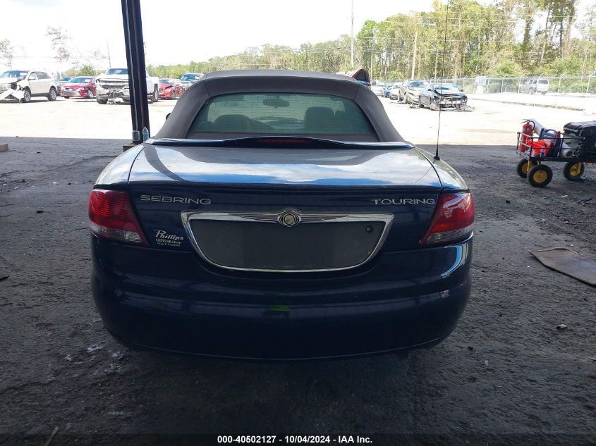 2004 Chrysler Sebring Lxi VIN: 1C3EL55R14N291526 Lot: 40502127