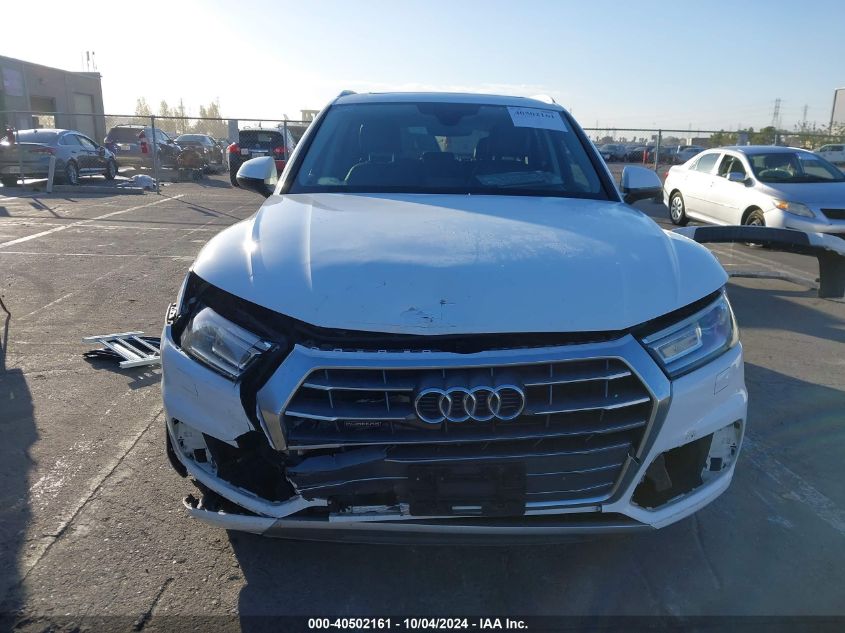 2018 Audi Q5 2.0T Premium/2.0T Tech Premium VIN: WA1ANAFY4J2007493 Lot: 40502161