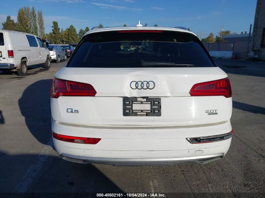 2018 Audi Q5 2.0T Premium/2.0T Tech Premium VIN: WA1ANAFY4J2007493 Lot: 40502161