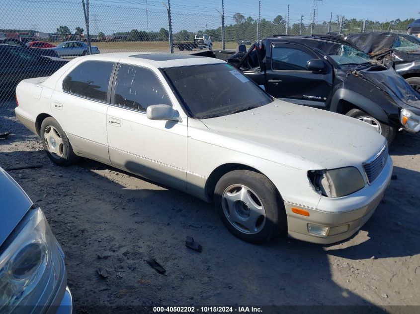 1999 Lexus Ls 400 VIN: JT8BH28F4X0162163 Lot: 40502202