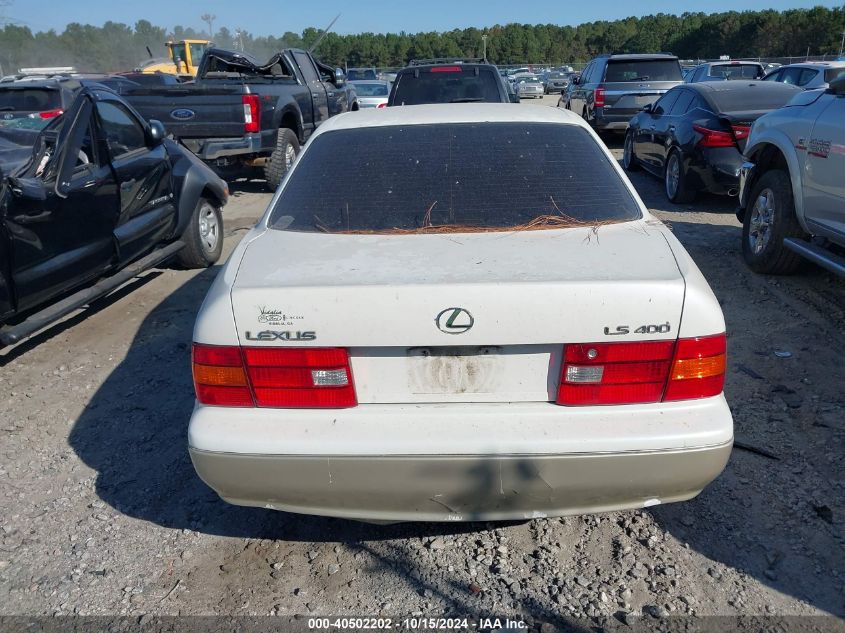 1999 Lexus Ls 400 VIN: JT8BH28F4X0162163 Lot: 40502202