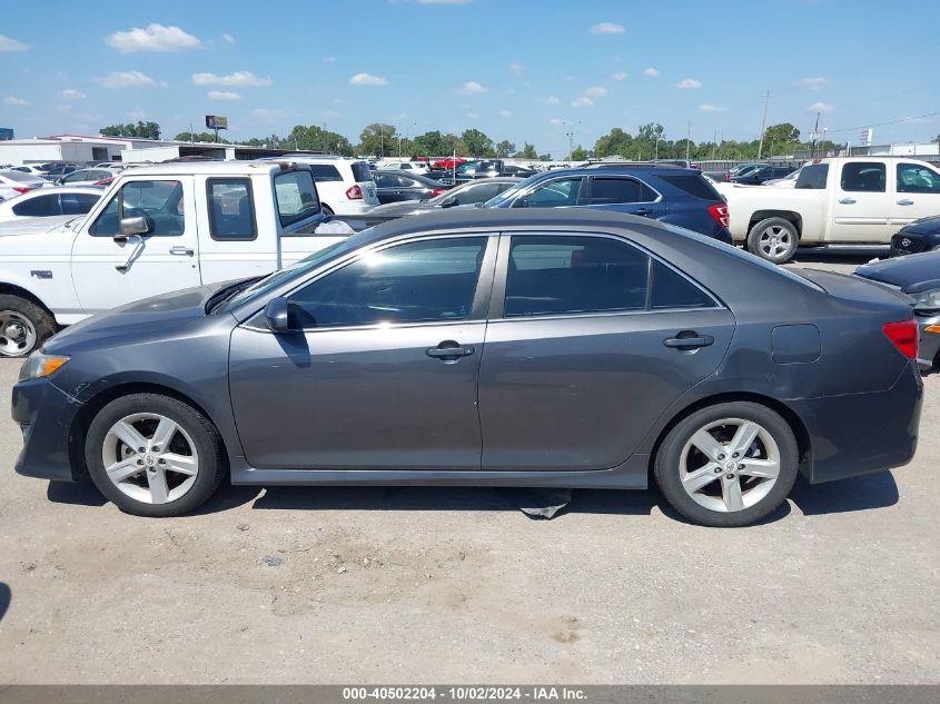 2012 Toyota Camry Se VIN: 4T1BF1FK9CU107336 Lot: 40502204