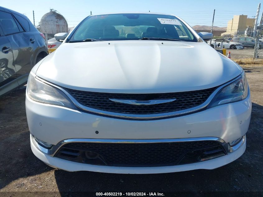 2015 Chrysler 200 C VIN: 1C3CCCCG0FN573334 Lot: 40502219