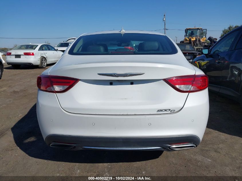 2015 Chrysler 200 C VIN: 1C3CCCCG0FN573334 Lot: 40502219