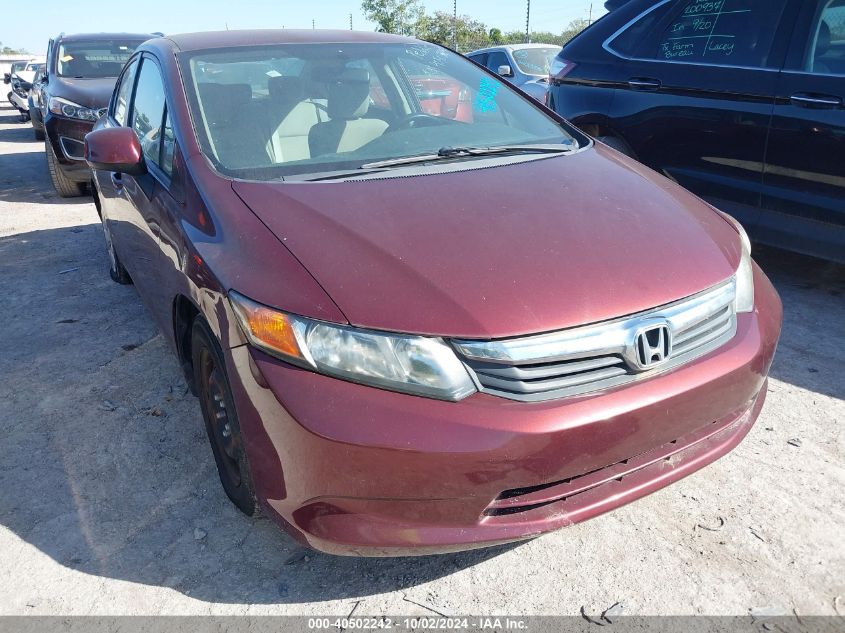 2HGFB2F53CH534081 2012 Honda Civic Lx