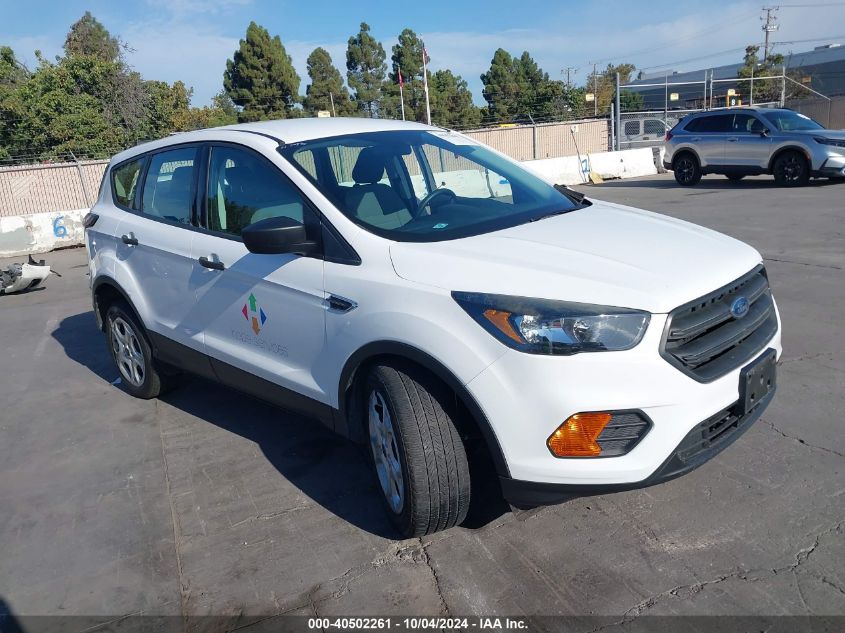 VIN 1FMCU0F76JUA57363 2018 Ford Escape, S no.1