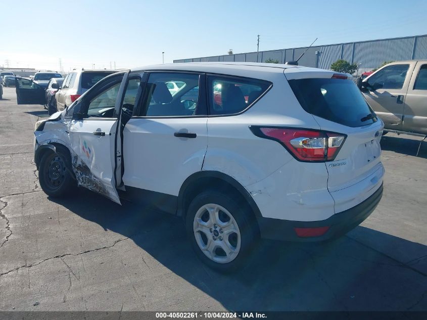 VIN 1FMCU0F76JUA57363 2018 Ford Escape, S no.3