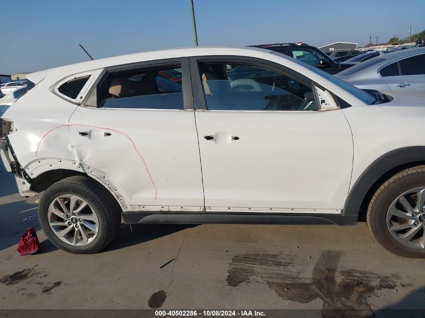 2016 Hyundai Tucson Se VIN: KM8J23A44GU231323 Lot: 40502286