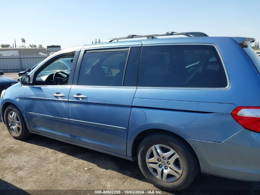 2007 Honda Odyssey Ex-L VIN: 5FNRL38617B028748 Lot: 40502295