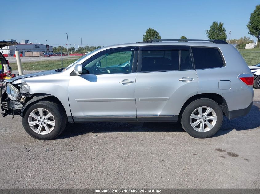 2012 Toyota Highlander Se V6 VIN: 5TDBK3EH5CS173257 Lot: 40502305