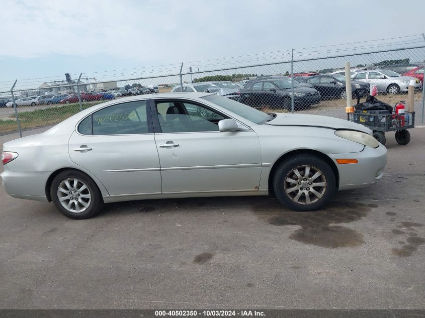 2004 Lexus Es 330 VIN: JTHBA30G545050839 Lot: 40502350