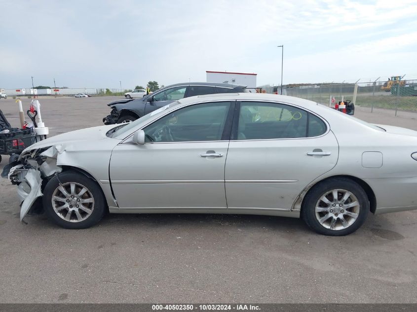 2004 Lexus Es 330 VIN: JTHBA30G545050839 Lot: 40502350