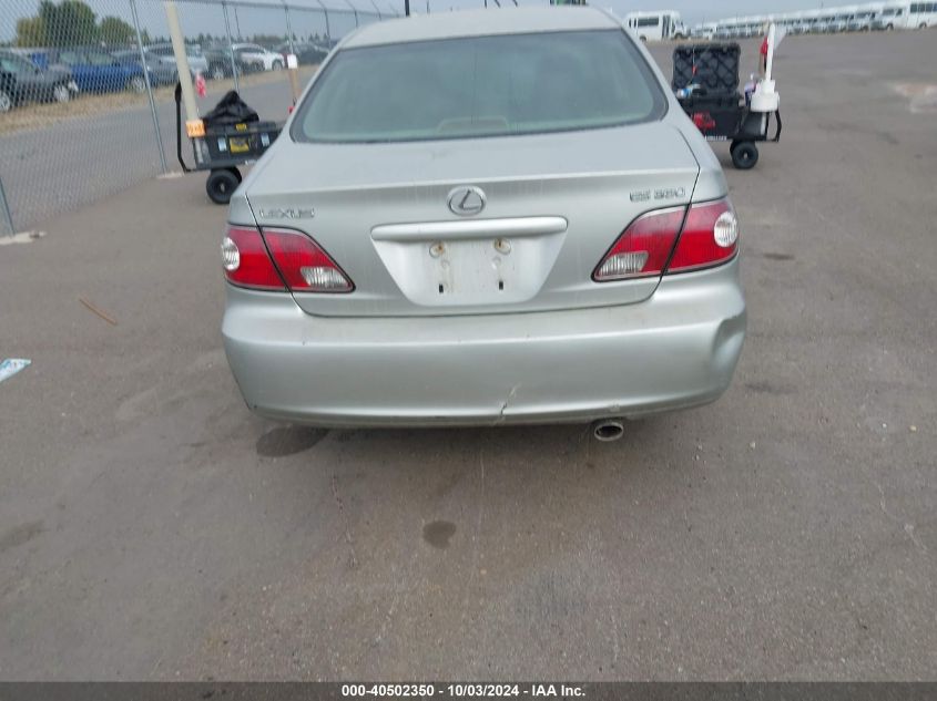 2004 Lexus Es 330 VIN: JTHBA30G545050839 Lot: 40502350