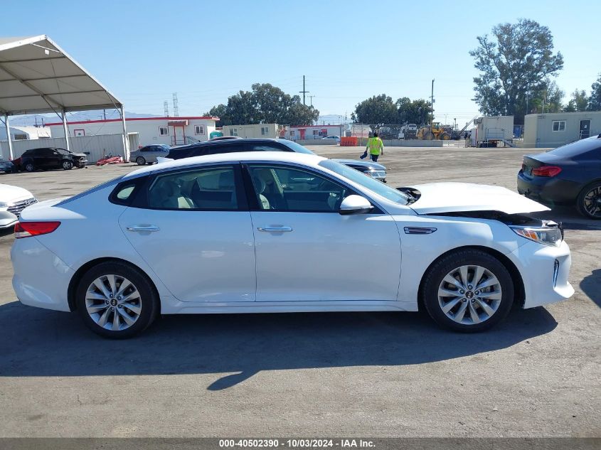 2018 Kia Optima Lx VIN: 5XXGT4L32JG262296 Lot: 40502390