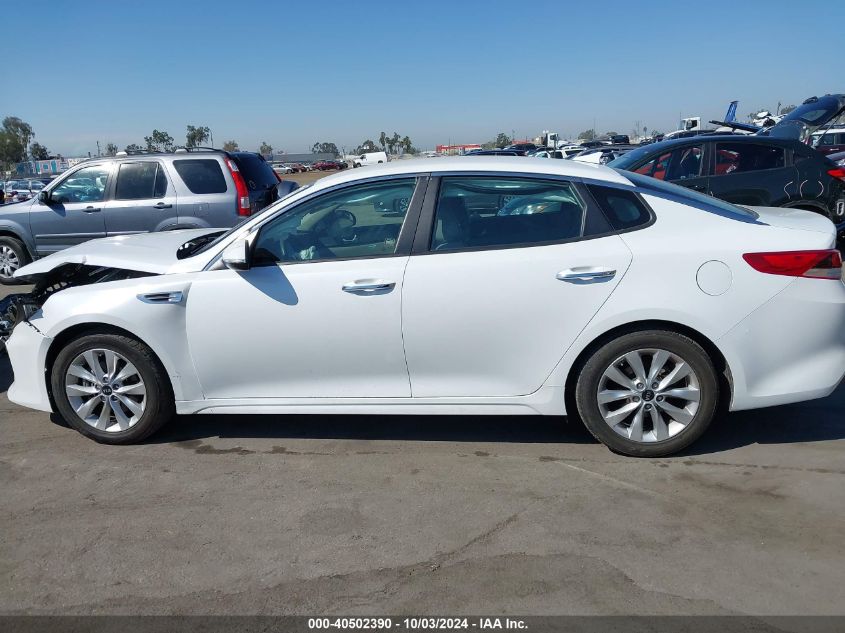 2018 Kia Optima Lx VIN: 5XXGT4L32JG262296 Lot: 40502390