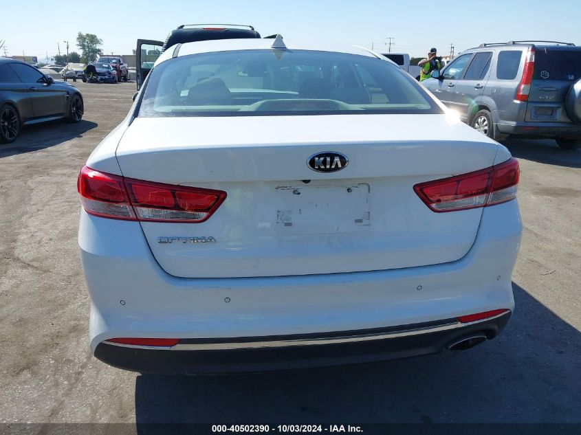 2018 Kia Optima Lx VIN: 5XXGT4L32JG262296 Lot: 40502390