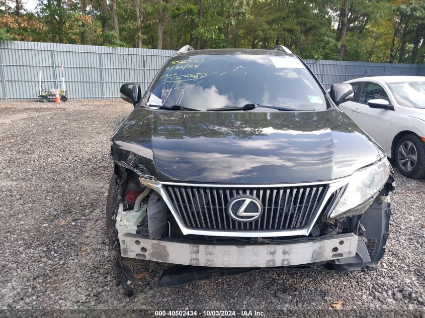 2010 Lexus Rx 350 VIN: 2T2BK1BA6AC022814 Lot: 40502434