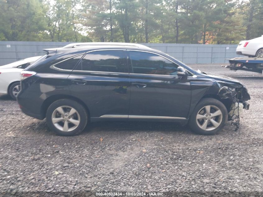 2010 Lexus Rx 350 VIN: 2T2BK1BA6AC022814 Lot: 40502434