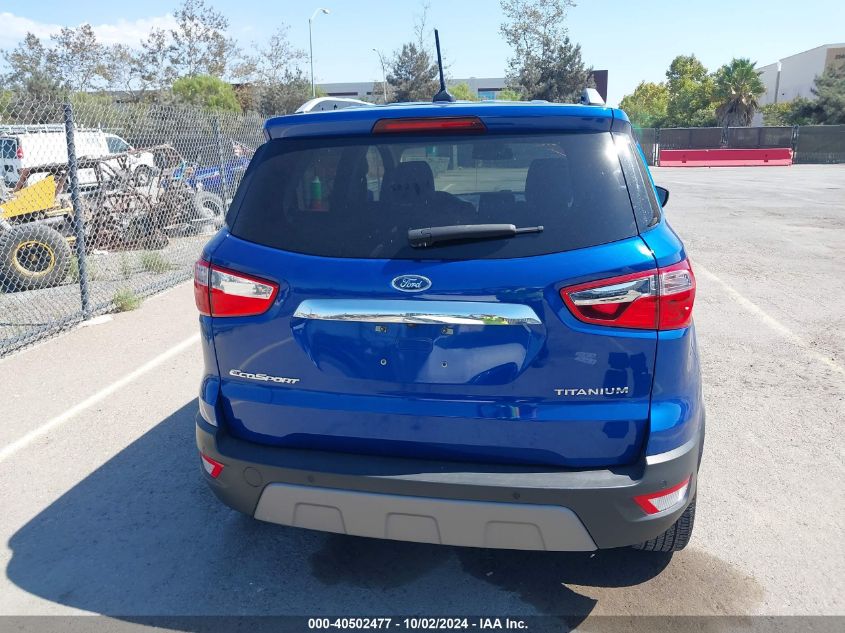 2021 Ford Ecosport Titanium VIN: MAJ3S2KE4MC453043 Lot: 40502477