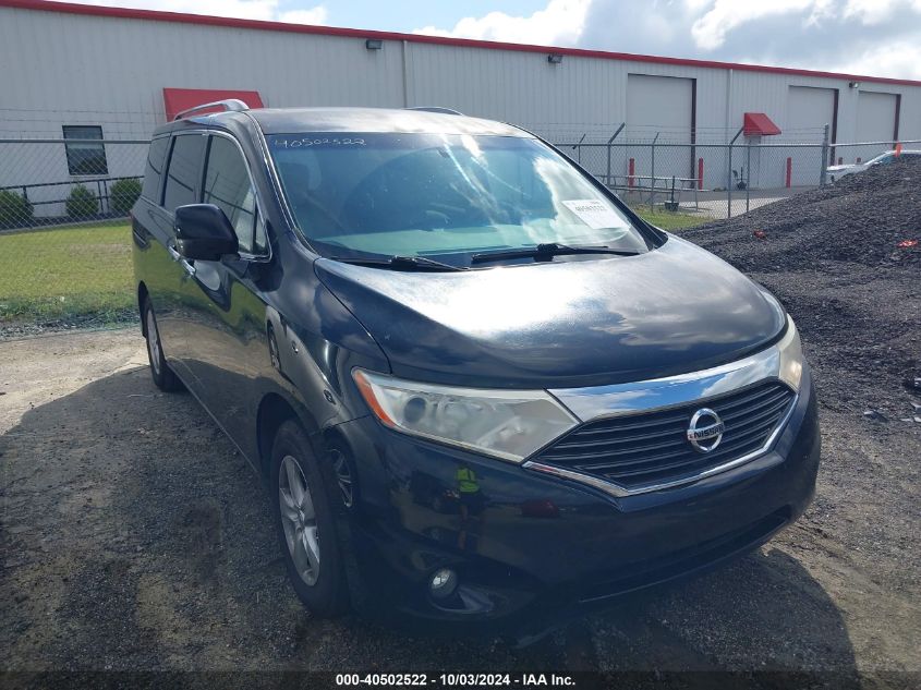 2014 Nissan Quest Sv VIN: JN8AE2KP2E9105349 Lot: 40502522