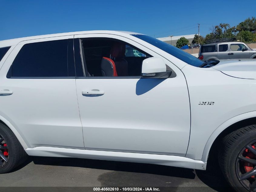 2018 Dodge Durango Srt Awd VIN: 1C4SDJGJ9JC219119 Lot: 40502610