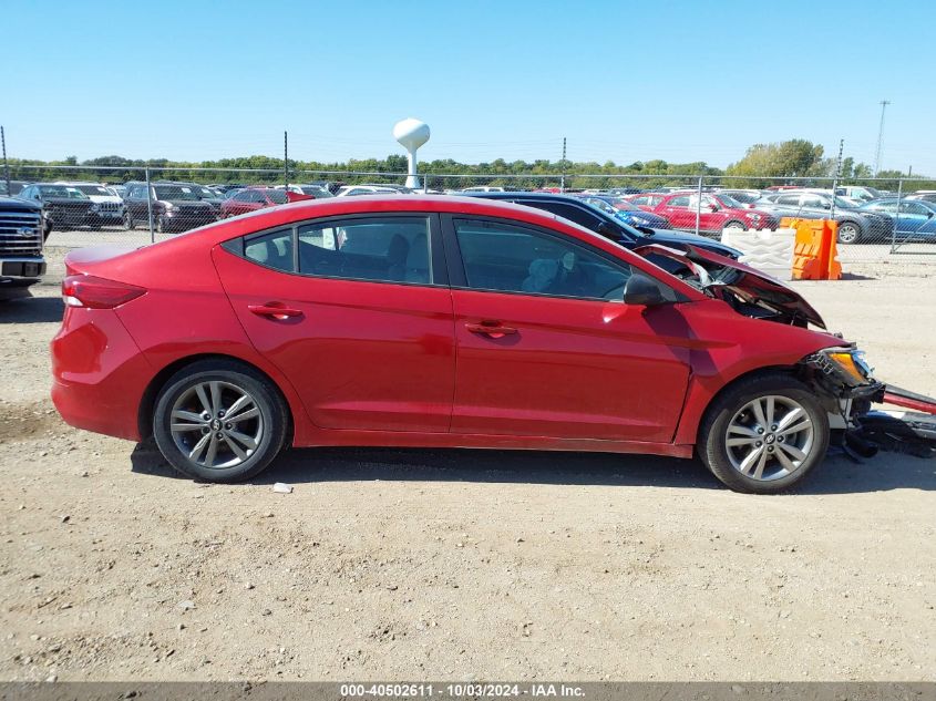 2017 Hyundai Elantra Se VIN: KMHD84LF7HU208250 Lot: 40502611