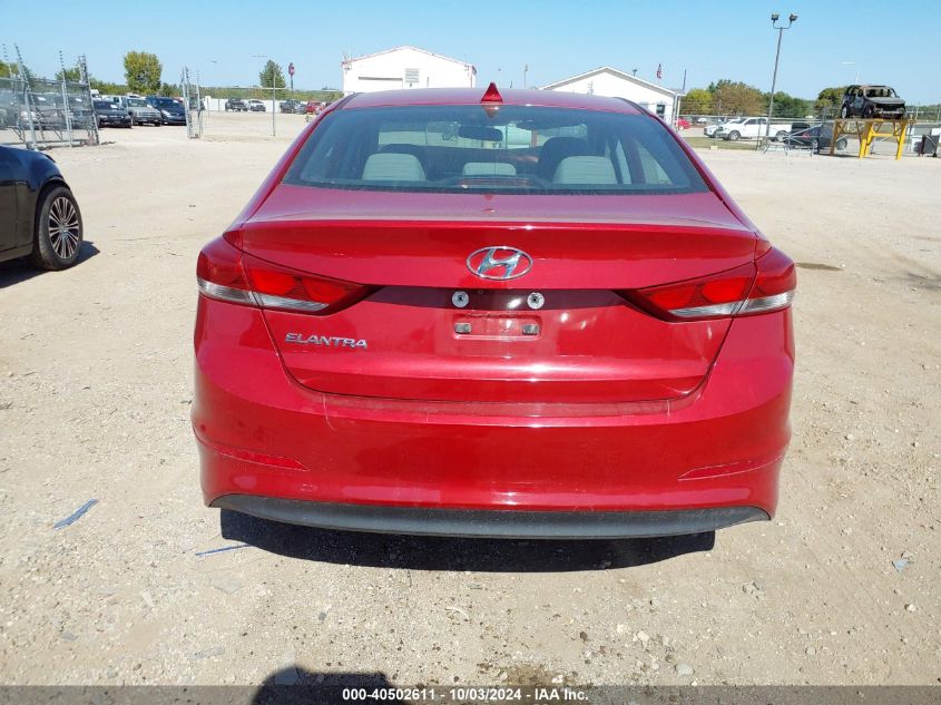 2017 Hyundai Elantra Se VIN: KMHD84LF7HU208250 Lot: 40502611