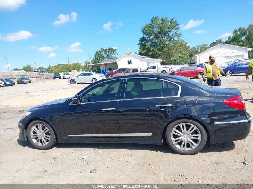 2012 Hyundai Genesis 5.0 VIN: KMHGC4DH7CU189395 Lot: 40502627