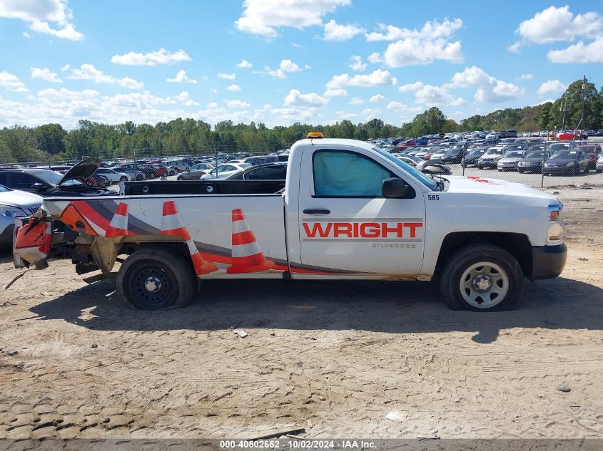 2018 Chevrolet Silverado 1500 Wt VIN: 1GCNCNEH2JZ143165 Lot: 40502652