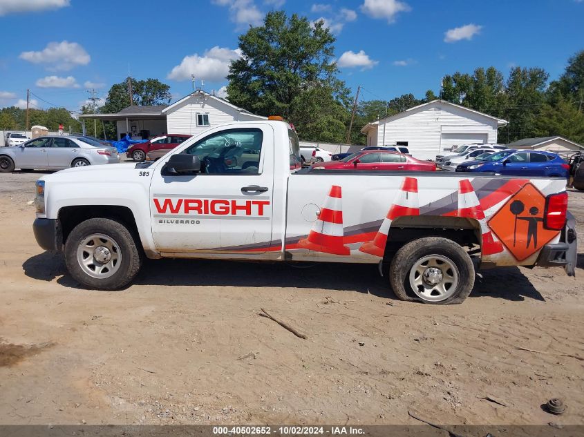 2018 Chevrolet Silverado 1500 Wt VIN: 1GCNCNEH2JZ143165 Lot: 40502652