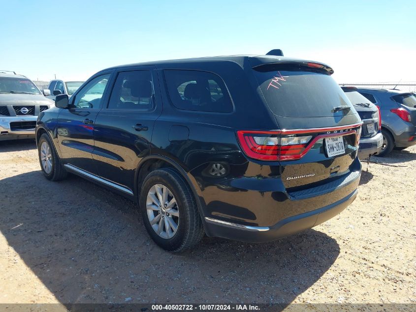 2014 Dodge Durango Sxt VIN: 1C4RDHAG0EC454891 Lot: 40502722