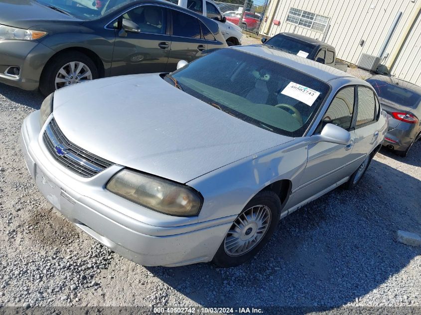 2001 Chevrolet Impala VIN: 2G1WF55E119257386 Lot: 40502742