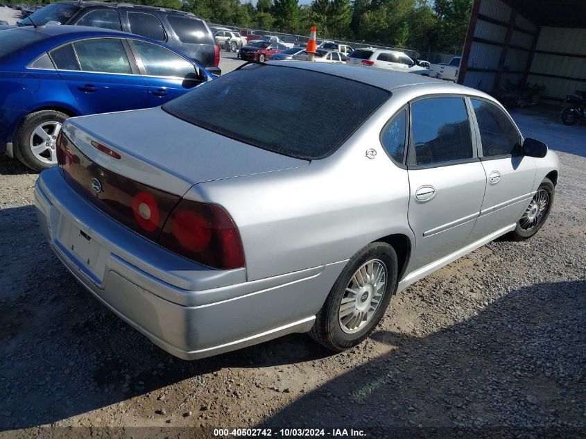 2001 Chevrolet Impala VIN: 2G1WF55E119257386 Lot: 40502742