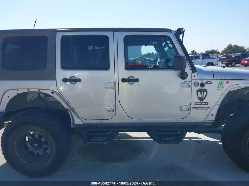 2012 Jeep Wrangler Unlimited Sport VIN: 1C4BJWDG2CL261312 Lot: 40502774