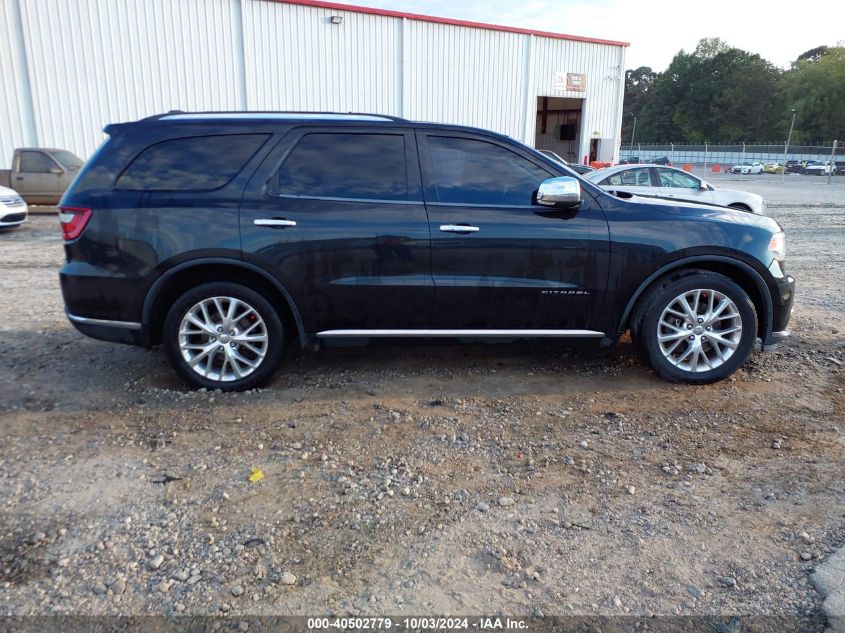 2014 Dodge Durango Citadel VIN: 1C4RDHEG0EC344160 Lot: 40502779