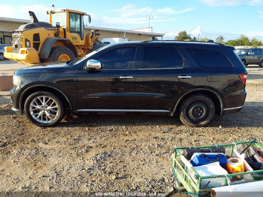 2014 Dodge Durango Citadel VIN: 1C4RDHEG0EC344160 Lot: 40502779