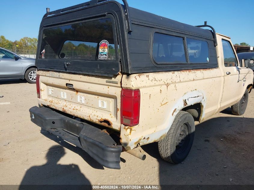 1985 Ford Ranger VIN: 1FTBR10A6FUA10417 Lot: 40502824