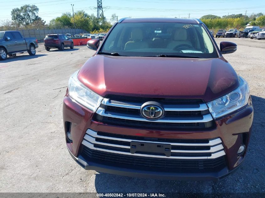 5TDJZRFH4JS841426 2018 Toyota Highlander Xle