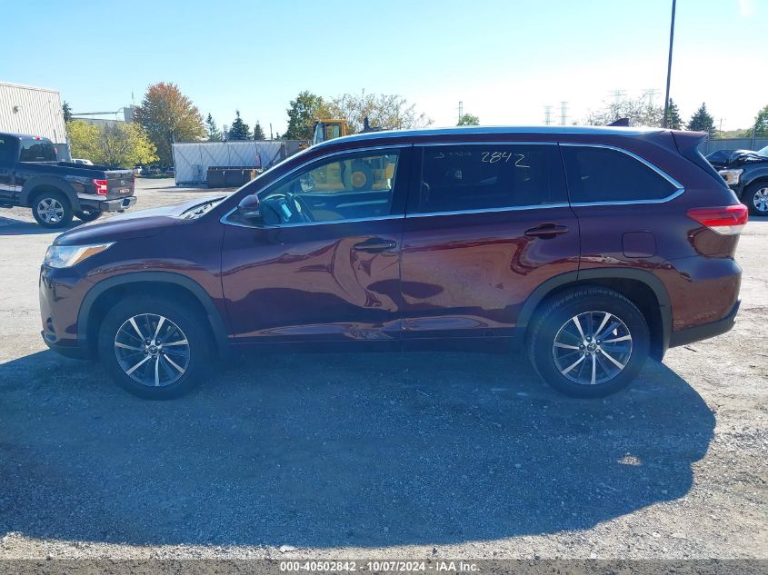 5TDJZRFH4JS841426 2018 Toyota Highlander Xle