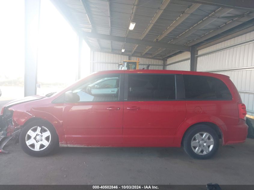 2012 Dodge Grand Caravan Se/Avp VIN: 2C4RDGBG0CR157374 Lot: 40502846