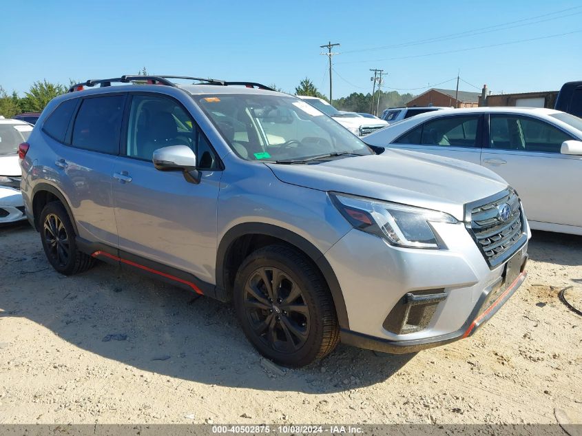 2022 Subaru Forester Sport VIN: JF2SKAJC9NH427849 Lot: 40502875