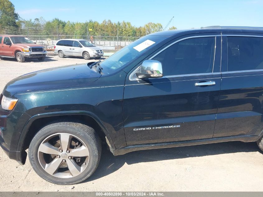 2014 Jeep Grand Cherokee Overland VIN: 1C4RJFCG1EC492706 Lot: 40502898