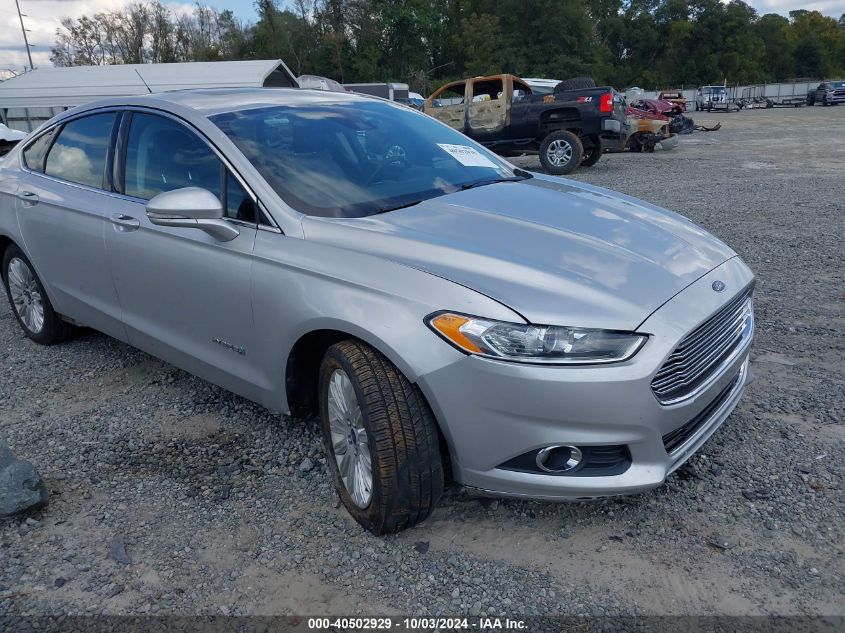 3FA6P0LU1DR222837 2013 Ford Fusion Hybrid Se