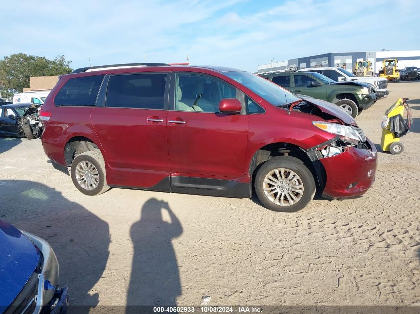 5TDYK3DCXES473671 2014 Toyota Sienna Xle V6 8 Passenger