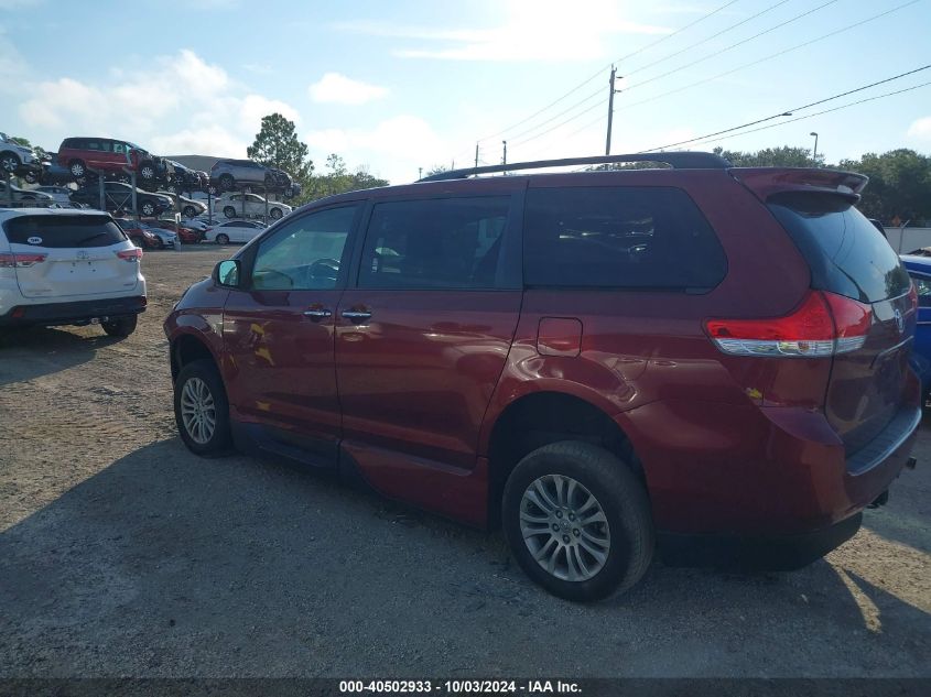 5TDYK3DCXES473671 2014 Toyota Sienna Xle V6 8 Passenger